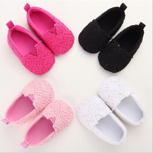 Spring and Autumn Fashion Lace Shallow Girl Baby Explosion 0-1 Years Baby Toddler Shoes