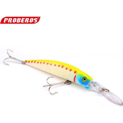 1PCS 14.5cm 15.53g Wobbler Fishing Lure Big Crankbait #4 Hook Minnow Bass Trolling