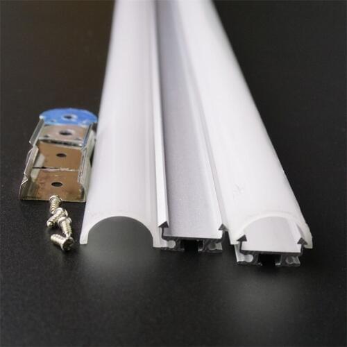 5-30pcs 100cm flat U type 14mm high led aluminium profile ,13mm 5V 12V 24V Strip channel ,wall ceiling mounted bar light housing
