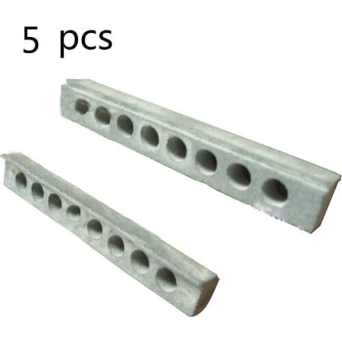 5pcs Silicon Carbide Refractory ceramic electric wire threading block ceramic terminal block terminal block connector 4/6/8ports