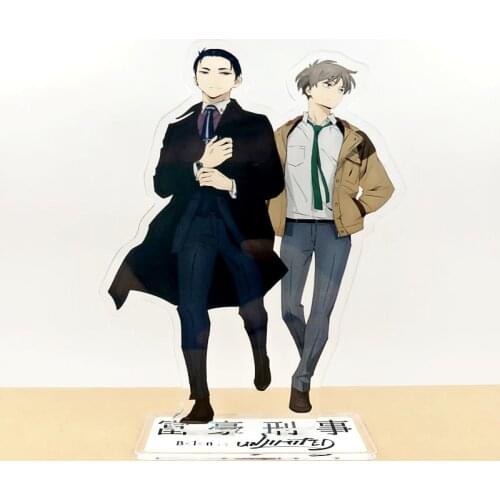 Anime The Millionaire Detective Balance: Unlimited Cosplay Stand Model Plate Kato Haru Kanbe Daisuke Figure Standing Desk Decor