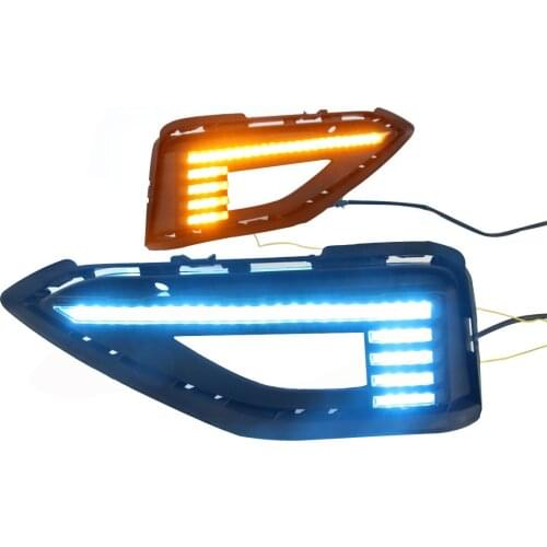 High power wholesales Car head light DRL Light For Volkswagen Jetta Sagitar 2019 turn signal function light