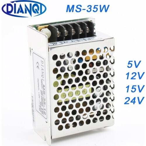 Power Supply unit 35W 12V 3A Power Suply 35W 12V mini size din led AC DC Converter MS-35-12