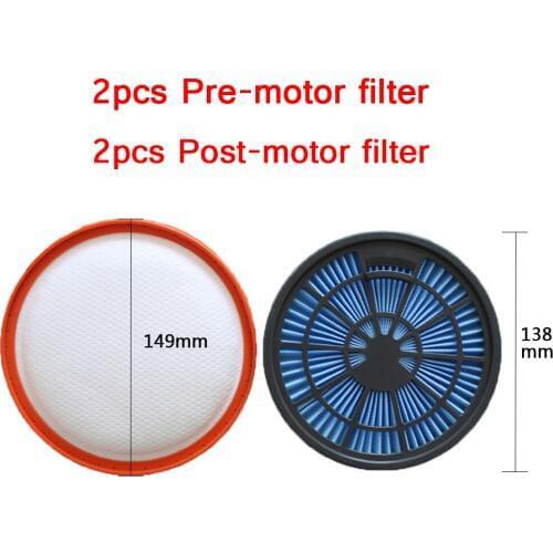 Hepa Filter for Vax 95 2*Pre-motor Filter and 2*Post-motor Filter for Vax 95 Vacuum Cleaner Accessories Replacement Filters Part