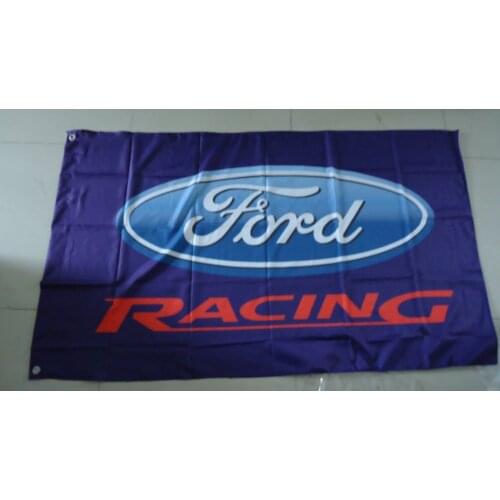 For ford car flag free shipping,90X150CM size,100% polyster, flag king ,digital print
