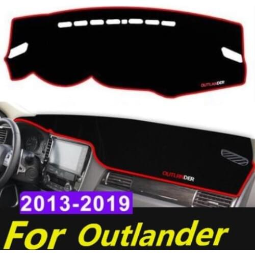 Car dashboard Avoid light pad Instrument platform desk cover Mats Carpets For Mitsubishi Outlander 2013- 2019