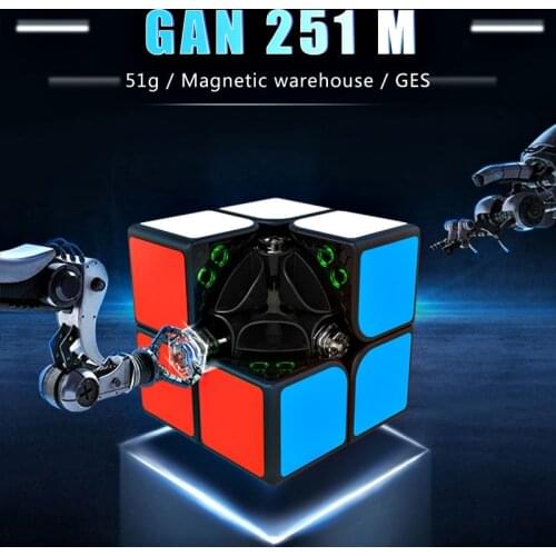 GAN Cube 251 M Pro 2x2x2 Magnetic cube GAN 249 v2 Speed cube 2x2x2 Professional magic cubes magiques cubo game cube gan cube