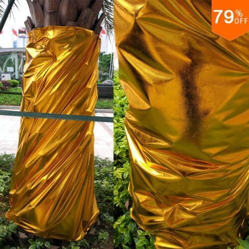 Hot Free Shipping African Head Tie Cloth Golden color Luxury decoration Stair railing Cover Party Wall Golden Cloths Tree Cover