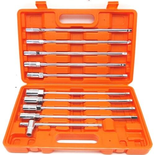 11pcs multi-function T-socket wrench t-shaped outside hexagon vehicle motorcycle maintenance and modification tool