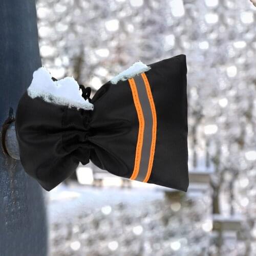 Protective Cover Reusable 17*21cm Fluorescent Green Winter Anti-collision For Outdoor Garden Reflective Faucet Protection