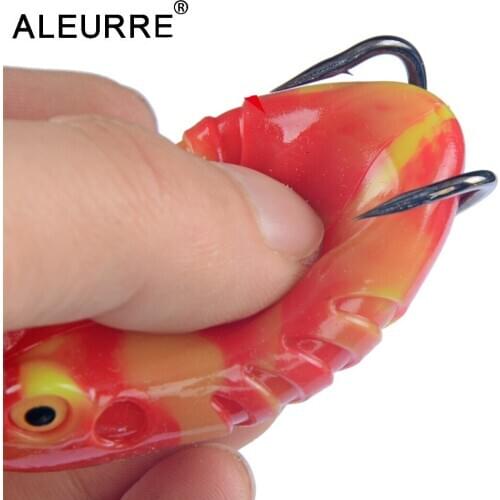 ALEURRE 11g Frog Silicone Bait Fishing Soft Lure Spinner Squid Thunder Frog Jig Spoon Trolls Soft Bait Sea Ice Fishing