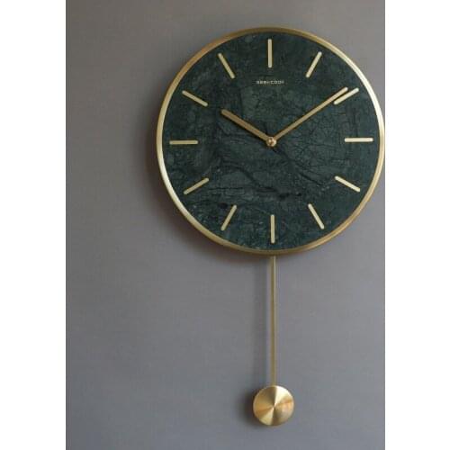 Wall Clock Modern Design Living Room Bedroom Home Decoration Farmhouse Decor Kitchen Vintage Silent Creative Clocks Needle Brief