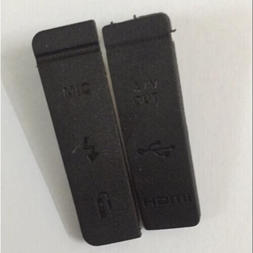 New Copy for Canon 5D3 USB Leather Cover Rubber Plug Side