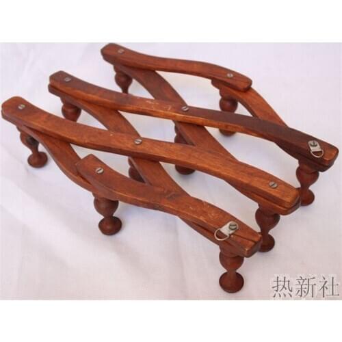 The new style of Pakistan walnut wood drying racks to polish wood engraving telescopic clothes
