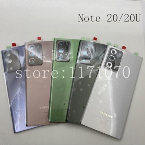 NOTE20 Original OME Back Case Housing For Samsung Galaxy NOTE 20 N980 20Ultra N985 Back Battery Cover Glass