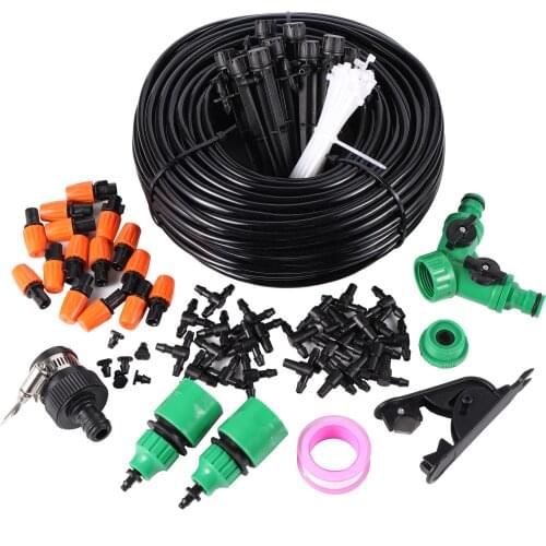 Garden Irrigation System Plant Watering Kit Garden Greenhouse Patio Balcony Potted Watering Atomization Supplies 5/10/15/20/25m