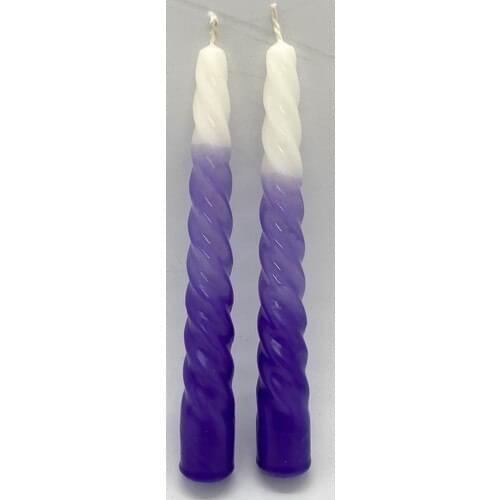 Missi 2li Gradient Purple Twist Knot Candlestick Candle