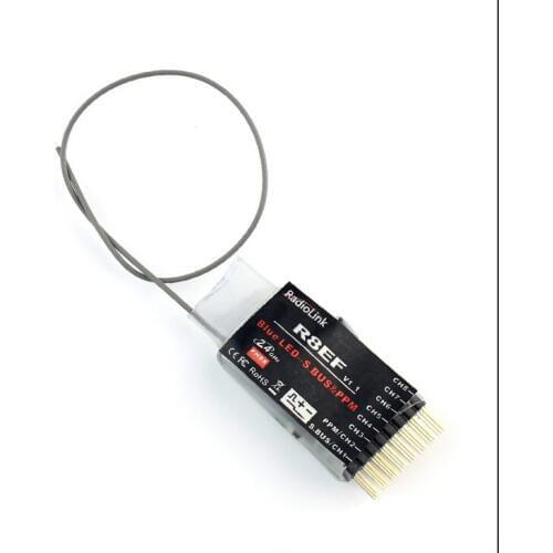 F19691 Radiolink R8EF 2.4G 8CH 8 Channels Receiver FHSS for T8FB Support S-BUS PPM PWM Signal RC Quadcopter Multicopter drone