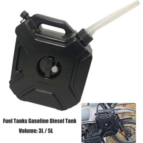 5L Liters 2 color Jerry Can Black Fuel Tank Can Car Motorcycle Spare Petrol Oil Tank Backup Jerrycan Fuel-jugs Canister For BMW