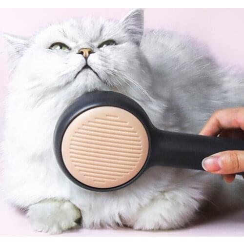 Self Cleaning Slicker Brush for Dog and Cat Removes Undercoat Tangled Hair Massages Particle Pet Comb Grooming Product
