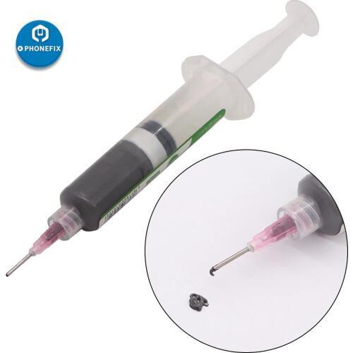 RELIFE RL-403 Solder Paste Flux Circuit Board Repair Syringe 10CC Sn63 20-38um No-clean Soldering Paste