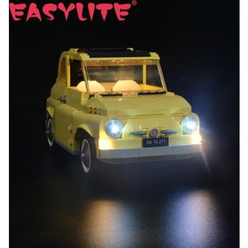 LED Light Set For 10271 Creator Fiat 500 Car Toys Building Blocks DIY Toys Blocks Bricks Only Lighting Kit Not Include Model