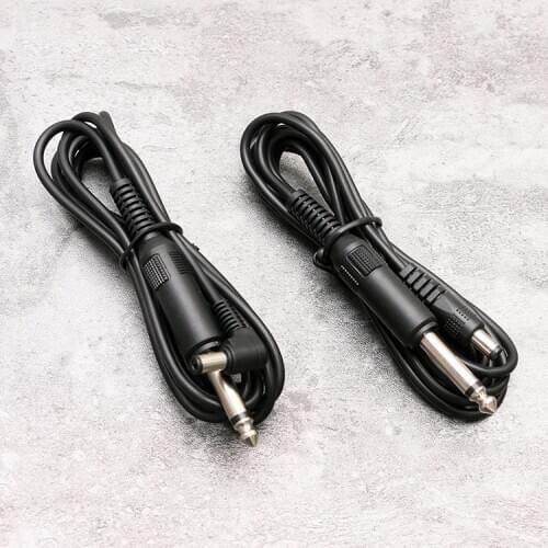 2pcs Tattoo equipment tattoo motor machine straight elbow hook line Tattoo pen DC cable Tattoo pen special hook line 5.5*2.1mm