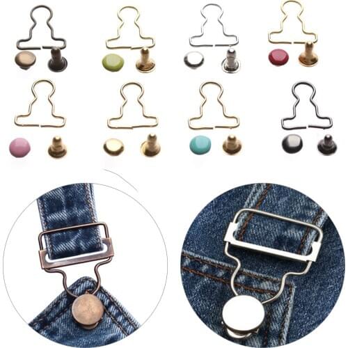 10 Sets Doll Belt Mini Buttons Doll Clothes DIY Metal Buckle For 1/6 Dolls Girls Doll Buckles Trousers Bags Cute Accessories