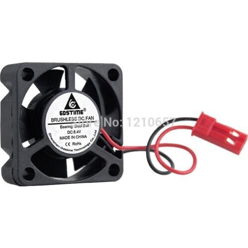 2PCS Gdstime 30mm 20000RPM 8.4V Dual Ball Bearing DC Cooling Fan for RC Model Motor Parts