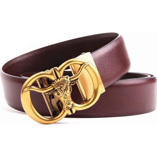 2018 Mens Belt Hakiki Leather Bull Automatic Buckle Mens Belt Oymak Designer Leather Mens Belt Mens Belt