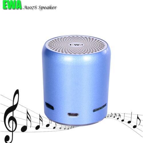 EWA A107S speakers portable bluetooth For Phone/Tablet/PC Mini Speaker TWS Wireless soundbar metal HIFI Speakers Strong Sound