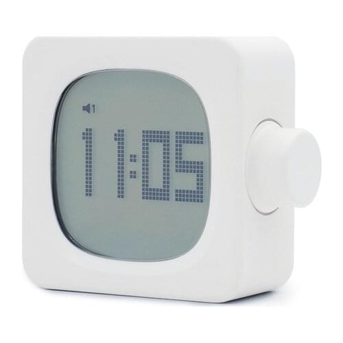 Xiaomi MUID Square Smart Alarm Clock Childrens Bedroom USB Charging Led Wake Up Night Light Multifunctional Snooze Alarm Clock