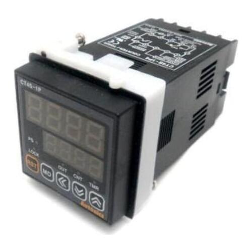 CT6S-1P4 Counter: electronical; LED x2; time/pulses; SPDT; IN 1: NPN,PNP