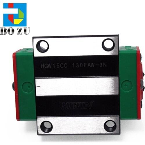 Eco solvent printer part miniature rail slider block Hiwin HGW15 CC Slider Block Linear Guideway Carriage