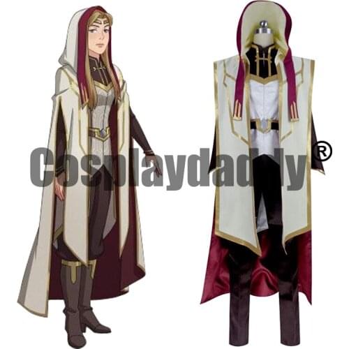 The Dragon Prince Kingdom of Katolis High Council Cleric Opeli Uniform Outfit Cosplay Costume S002