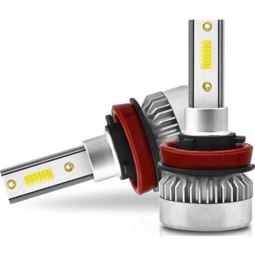 H1/H7 /H8/H9/H11 Cob Led Koplamp Lampen 110W 20000LM Hoge Lage beam Witte Lichten/1 Pcs