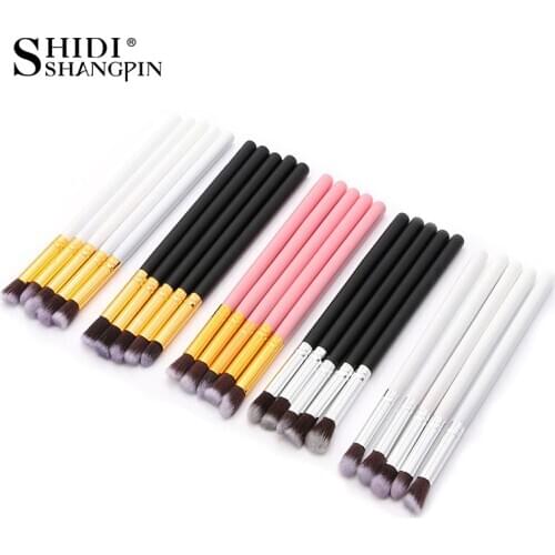 Hot 5Pcs Makeup Brushes Set Eye Shadow Foundation Powder Eyeliner Eyelash Lip Make Up Brush Cosmetic Beauty Brush Makeup Tools