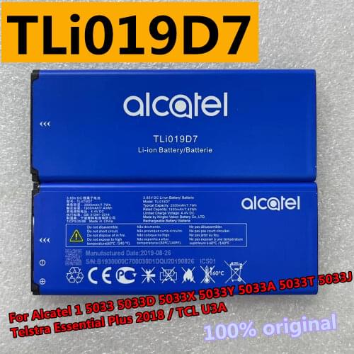 Original TLi019D7 For Alcatel 1 5033 5033D 5033X 5033Y 5033A 5033T 5033J 5033G 5033F Telstra Essential Plus 2018 TCL U3A Battery