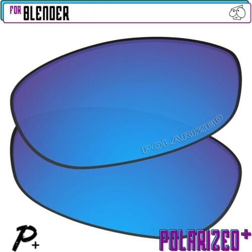 EZReplace Polarized Replacement Lenses for - Oakley Blender Sunglasses - Blue P Plus