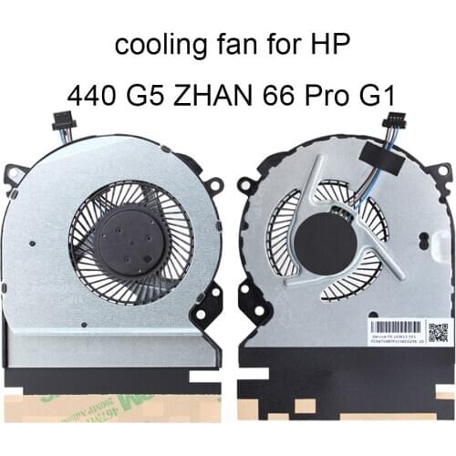 CPU Cooling Fan Cooler Notebook PC For HP Probook 440 G5 Z66 Pro G1 ZHAN 66 HSN-Q04C HSN-Q08C cool fans NS75B14-17M14 L03613-001