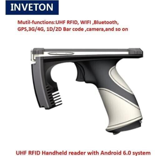 Rugged Long Range RFID Handheld Reader UHF Android Barcode PDA Mobile Phone for Multiple Epc Tags