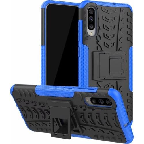 For Samsung A70 Case Cover Armor Stand Holder Rugged Silicone Shockproof Bumper Case for Samsung A70 for Samsung A 70 70S