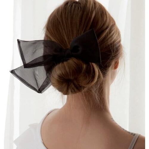 Korean Hair Ring Ins Butterfly Tie Hair Rubber Band Girl Headdress Head Flower Hair Accesorios Mujer Wholesale Elastic Bands