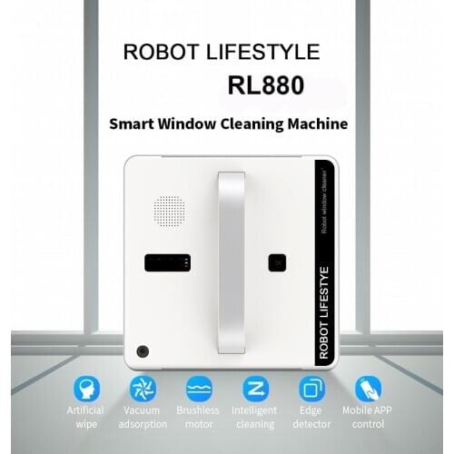 Vacuum Cleaner Robot Remote Control High Suction Anti-Falling Best Robot Vacuum Cleaner Window Glass Cleaning Robot WIN660/RL880