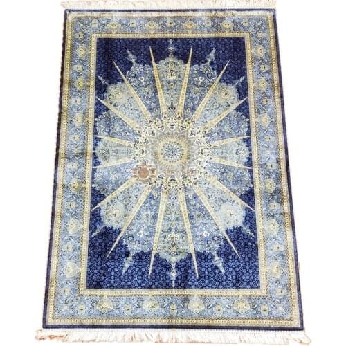 Seeykeep™ 6x9ft Timeless Classic Elegant Silk Handknotted Cordoba Mezquita Dome Pattern Rug-NY3016313