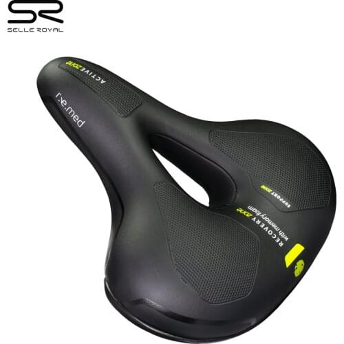 SELLE ROYAL MTB Bike Bicycle Saddle Rail Hollow Breathable Absorption Rainproof Soft Memory Sponge Casual Off-road Cycling Seat