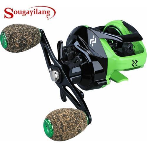 Sougayilang 7.2:1 High Speed Baitcasting Casting Reel Carp Fishing Saltwater/freshwater Fishing Tackle equipment de pesca