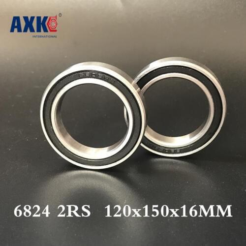 2021 Hot Sale New Steel Thrust Bearing 6824 2rs Abec-1 120x150x16mm Metric Thin Section Bearings 61824