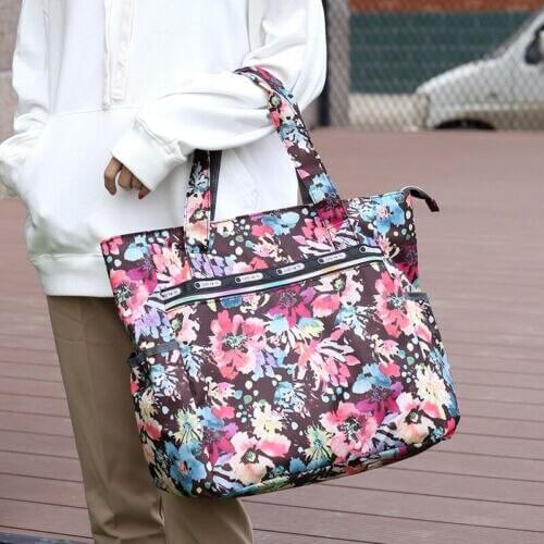 8 Colors Fashion Women Large Flower Tote Handbag Multi Bag Purse Canvas Handbag Shoulder Beach Bags
