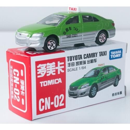 Takara Tomy Tomica Toyota Camry Taxi China Taxi Mini Diecast Car Children Model Toy